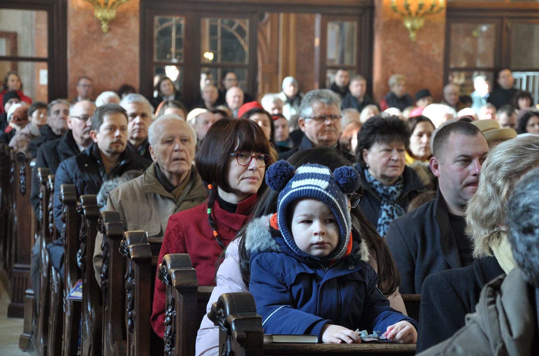 Újévi ünnepi püspöki szentmise a Szent Imre templomban